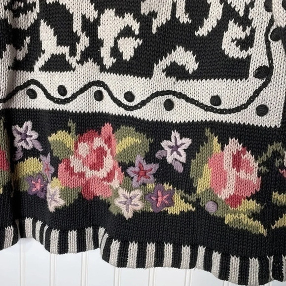 VINTAGE 90s Oversized Sweater‎ Size Medium (M) - Picture 2 of 8
